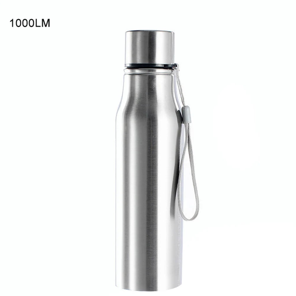 750/1000Ml Portable Sports Cycling Stainless Steel Water Bottle Drinking Cup Bicycle Kettle Drink Bottle Stainless Steel Cup